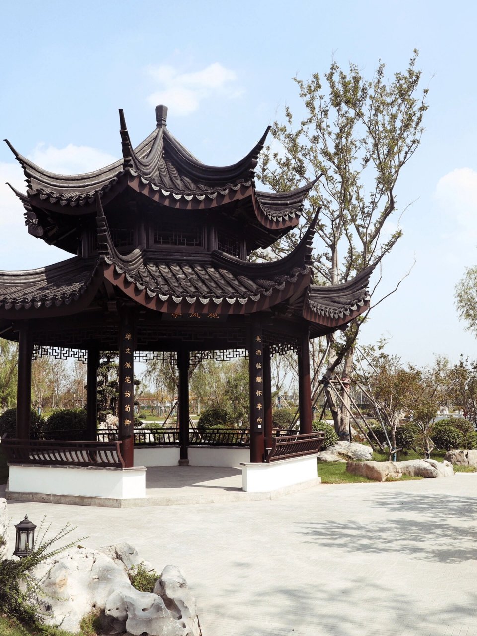 古建六角亭 - 江西文彬古建園林建筑工程 - 抖音