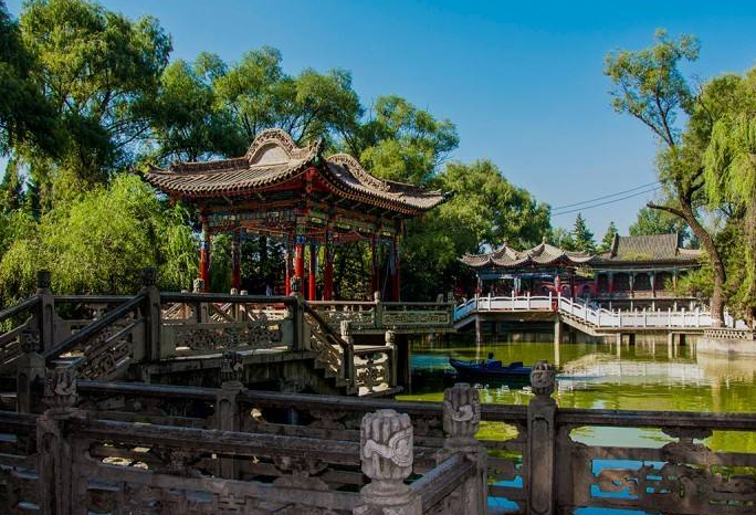江南式古建園林"塞上明珠"之稱的臨夏紅園-皇家園林_古建中國(guó)