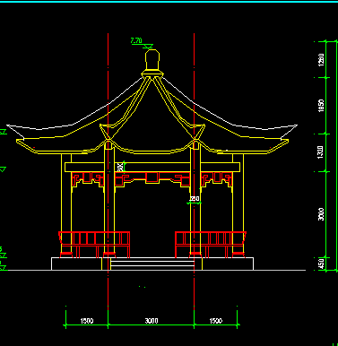 木亭建筑設(shè)計圖紙免費下載 - 園林古建 - 土木工程網(wǎng)