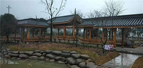 園林古建長廊-承信古建承接古建工程-嘉興古建長廊